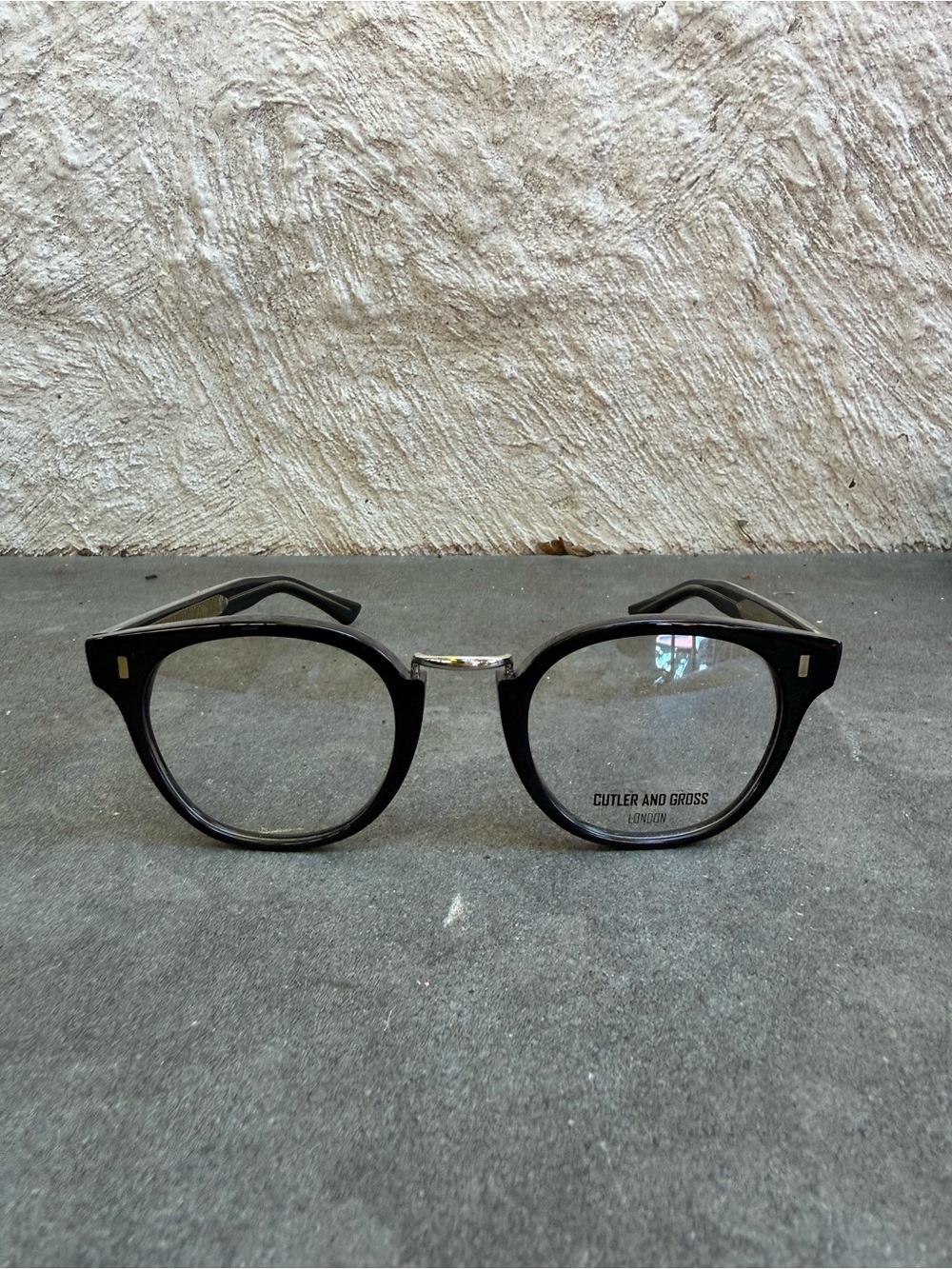 Cutler and Gross CG 1336 Optical Black Frame Glasses 50 - 23 - 150